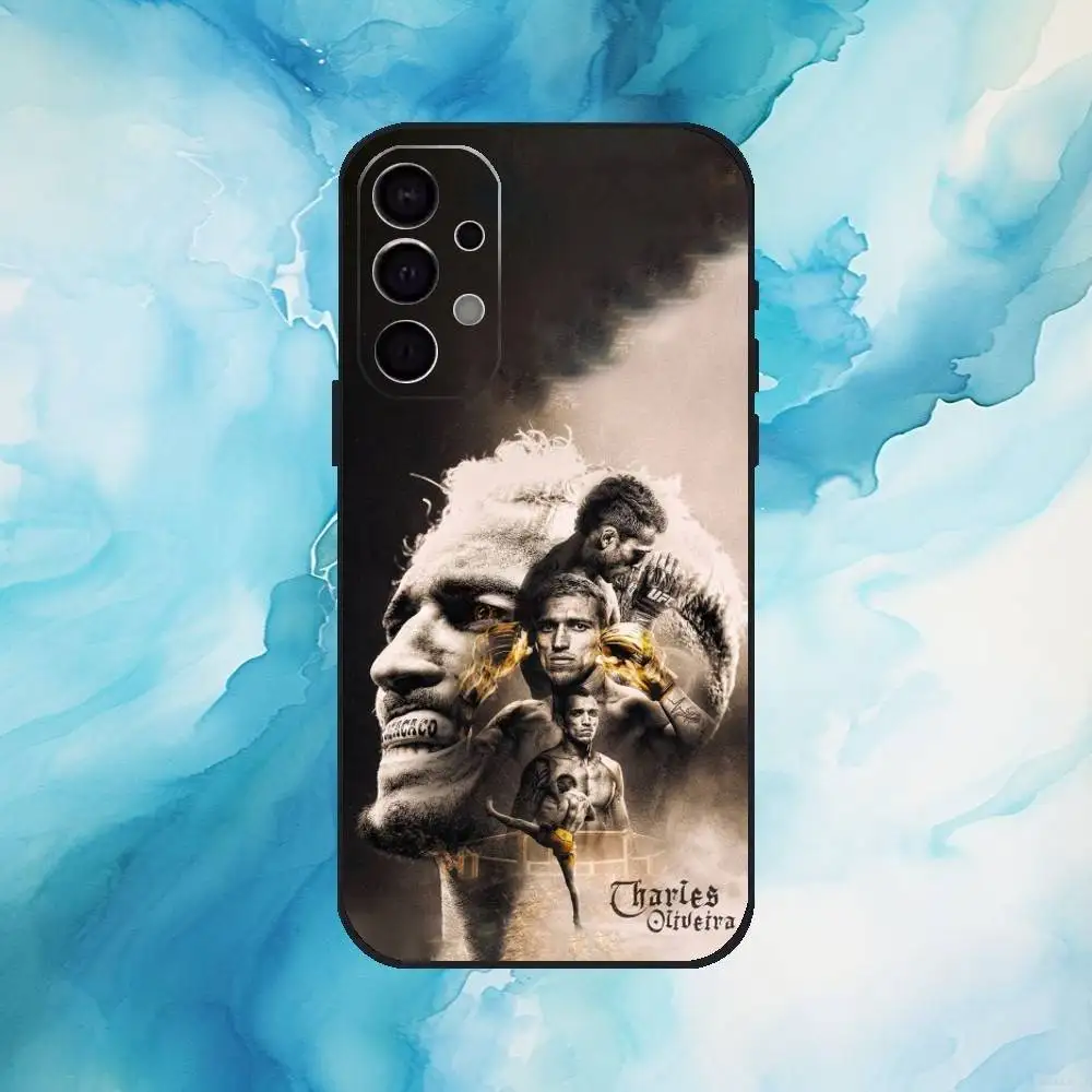 حافظة هاتف Charles Oliveira Do Bronx لهاتف سامسونج S25، S24، S21، S22، S23، S30، Ultra، S20، Plus، Fe، Lite، Note، 10,9,5G غطاء أسود #2