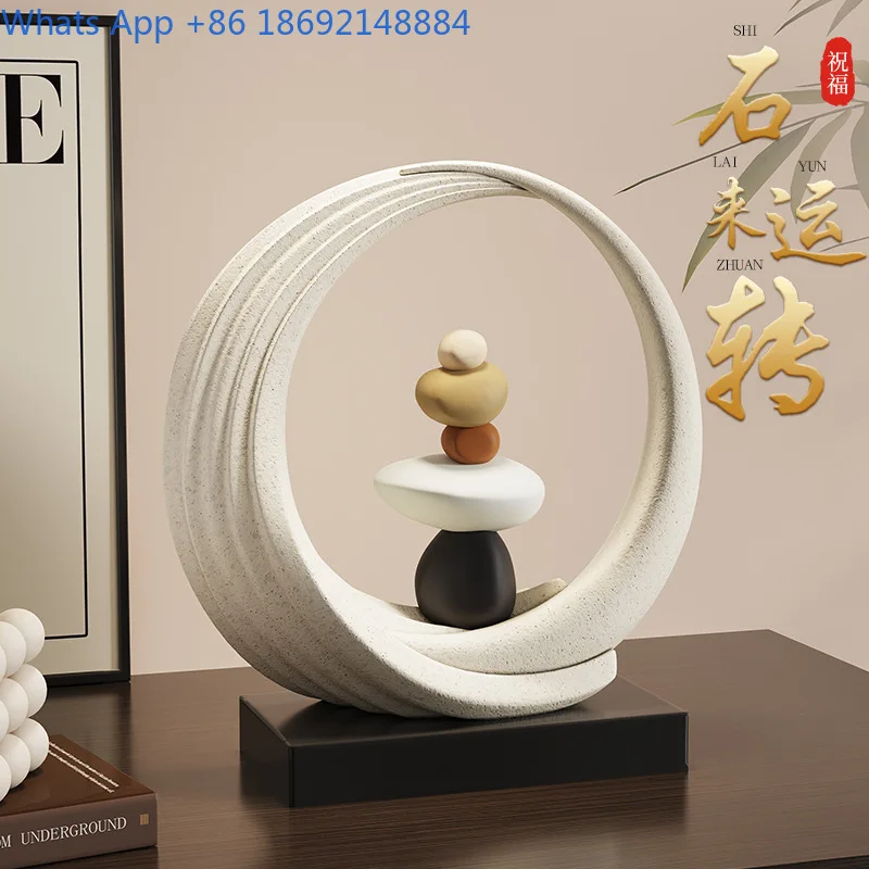 

Prosperous New Chinese Style Light Luxury Office Desktop Home Decor Housewarming Gift Living Room Decoration Ornament