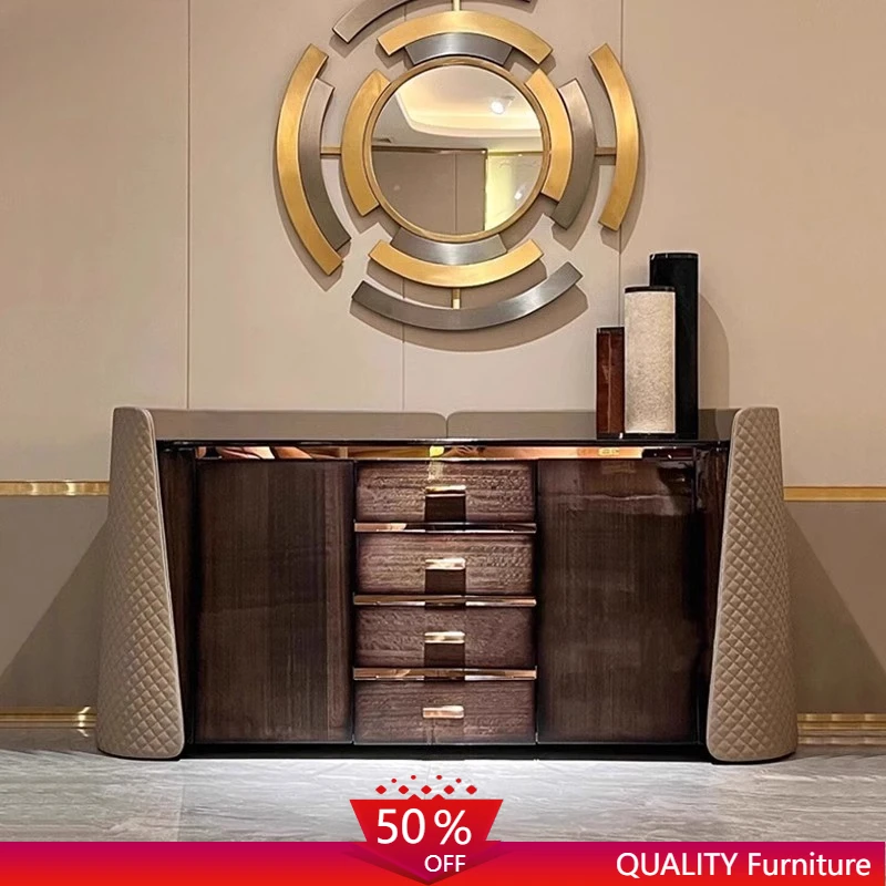 

Living Room Luxury Dining Side Cabinets Lockers, Storage Cabinets Modern Door Cabinet Home Furniture Comfortable With Drawers