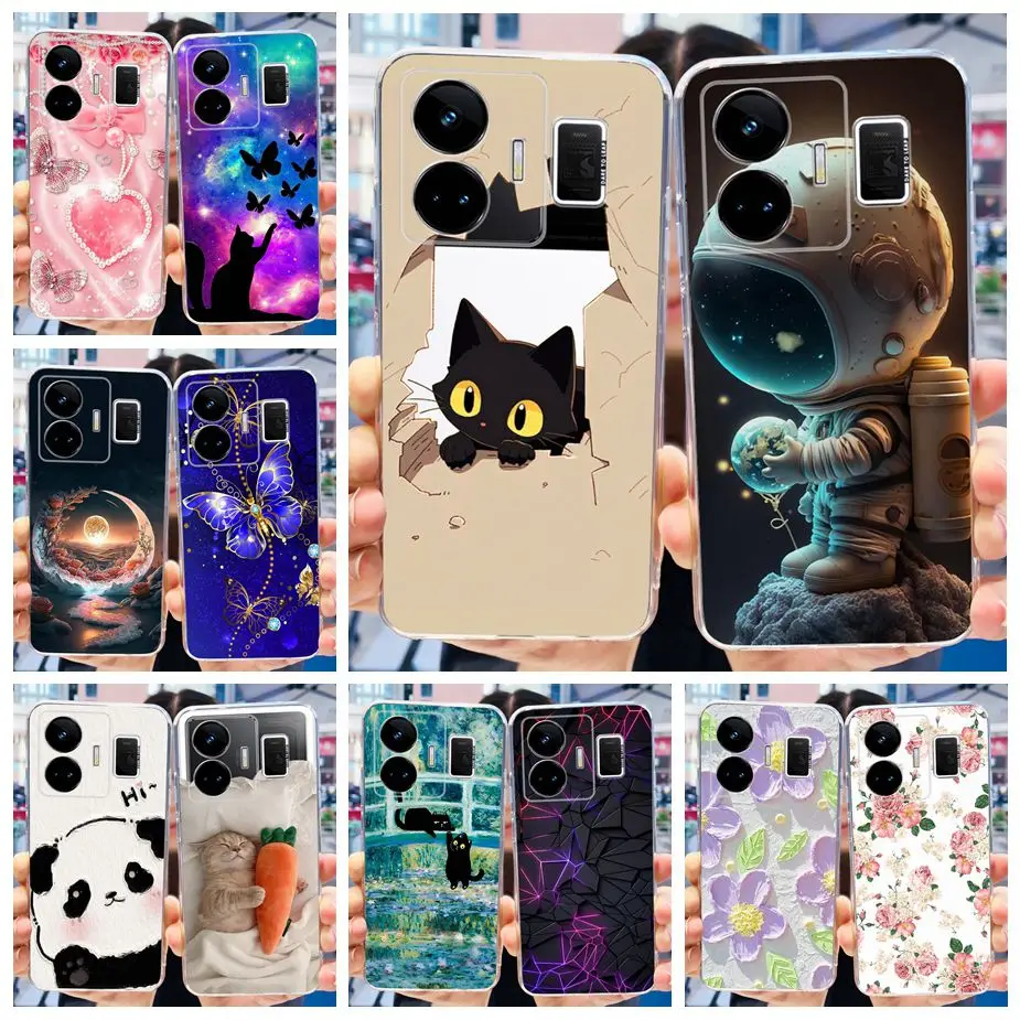 For Realme GT Neo 5 Case RMX3706 New Fashion Painted Cover Soft Silicone Phone Case For Realme GT Neo 5 240W GTNeo5 Fundas Coque