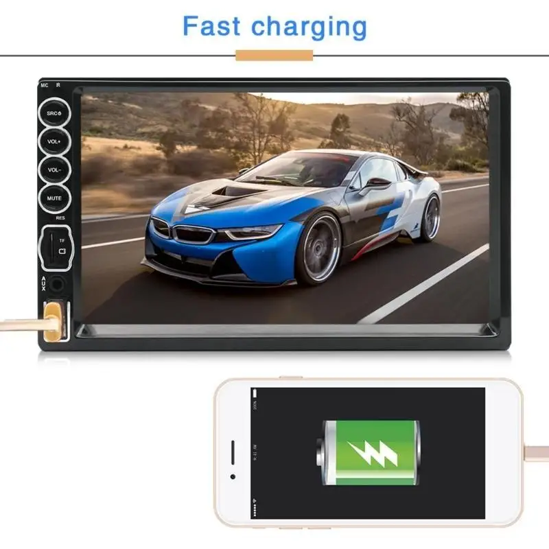 

Автомобильный радиоприемник с сенсорным экраном, FM-радио, Автомобильный радиоприемник, MP5-плеер, автомобильные развлекательные