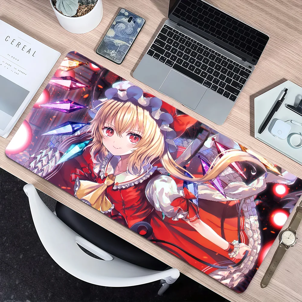Touhou Project Flandre Scarlet Mouse Pad Non-slip Thickened MousePad Large Writing Lockedge Office Student Gaming Cushion