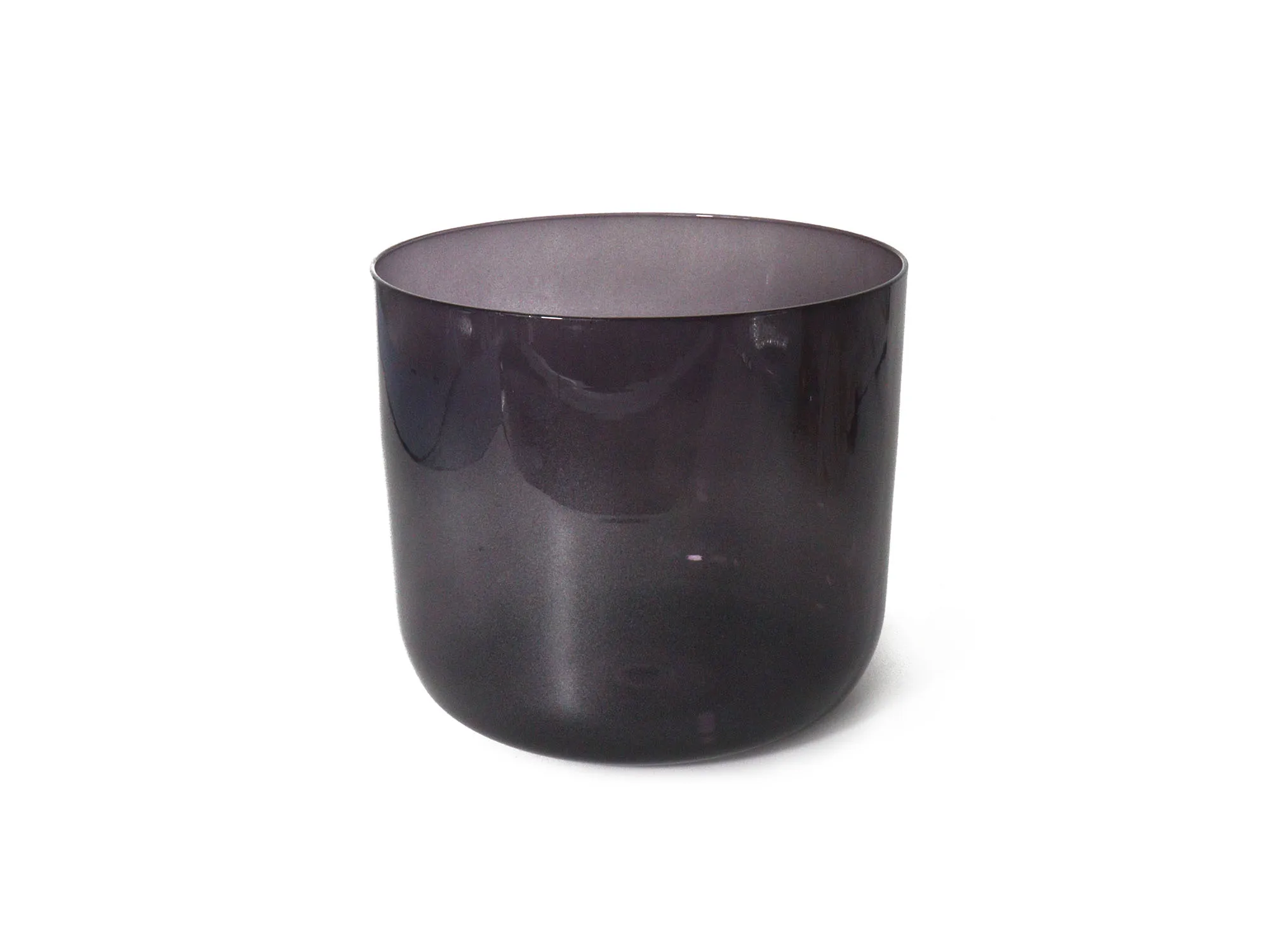 ZHQH Blackberry Crystal Singing Bowl Alchemical Crystal Bowl Percussion Meditation Yoga Music Bowl with Carry Bag and Mallets