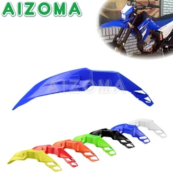 Blue Motorcycle Universal Fender Supermoto Offroad Dual Sport Motocross Front Mud Guards Protector For Yamaha WRF/YZF/TTR/PW/XT
