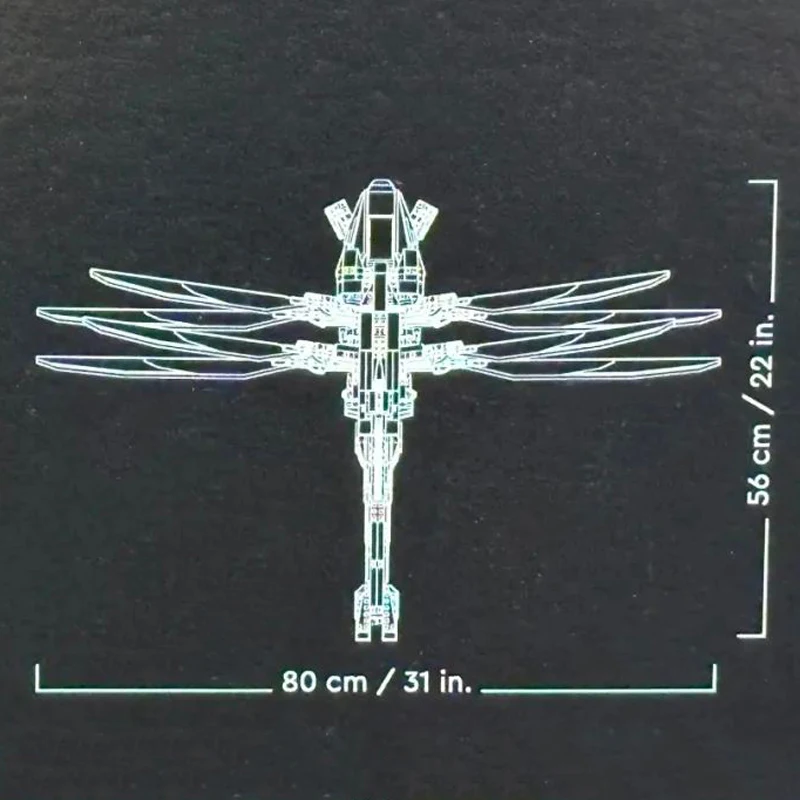 1369ชิ้นไอคอนทางเทคนิค Dune atreides โมเดล ornithopter บล็อกตัวต่อสร้างสรรค์เครื่องบินอิฐของเล่นสำหรับเด็กของขวัญ