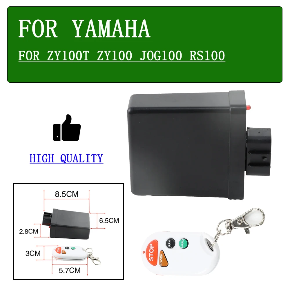 For Yamaha JOG 100 ZY100T ZY100 JOG100 RS100 RSZ100 Motorcycle 8 PIN CDI Ignition Racing Remote Control Performance Upgrade