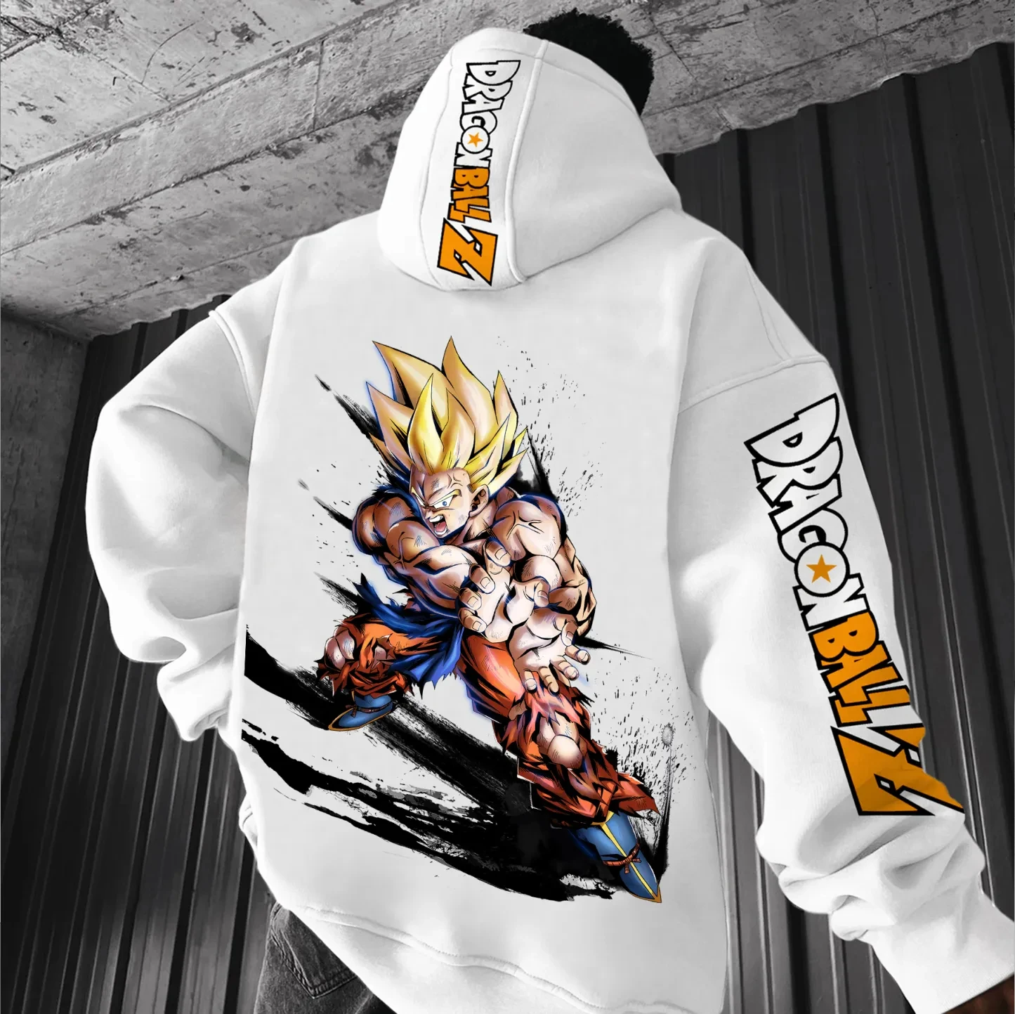 Anime Dragon Ball Harajuku Street 2025 nueva Sudadera con capucha hombres Otoño Invierno suéter con capucha de gran tamaño mujeres de manga larga Unisex Top