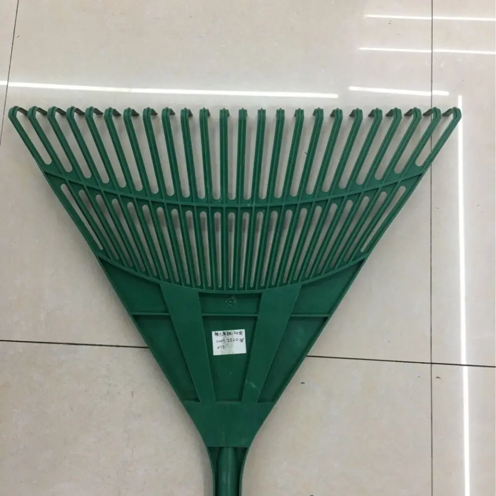 Transplanting Plastic Grass Rake High Hardness Portable Compact Leaf Rake High Strength Small Shrub Garden Rake Root Removal