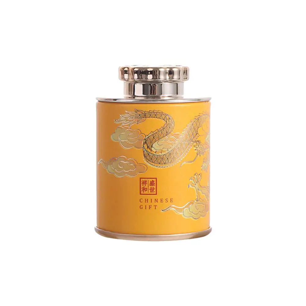 

Storage Can Paper Empty Tea Tin Can Portable Small Tea Packaging Box Exquisite Mini Tea Canister Household