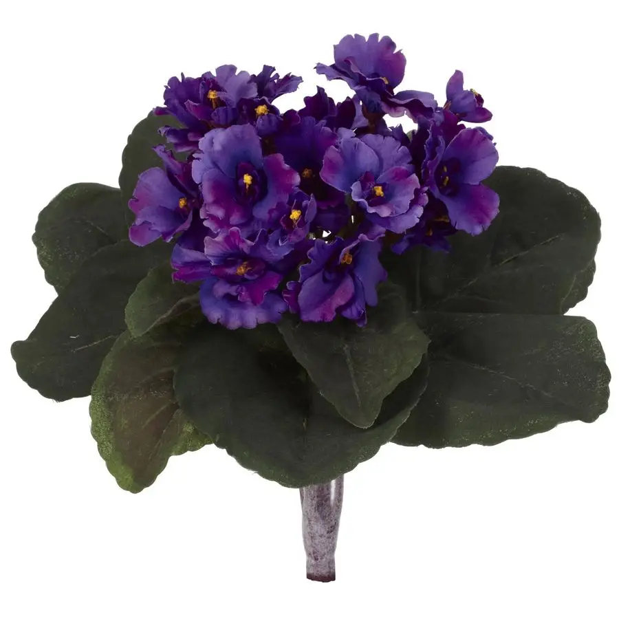 

9in. African Violet Artificial Plant Set of 6