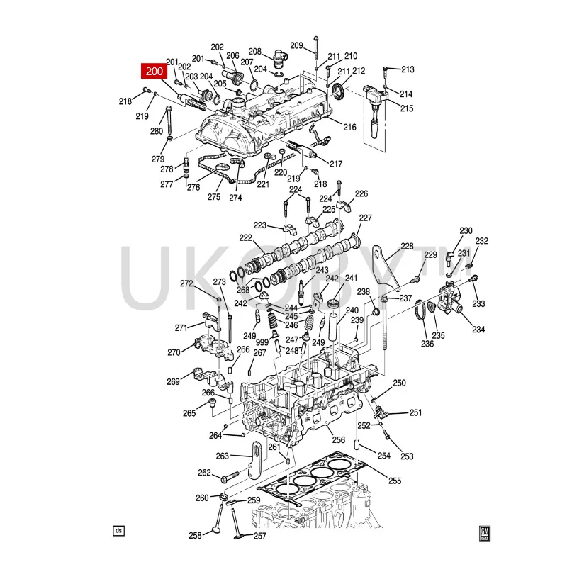 12662736 Suitable for En co re Re ga l ATS XTS XT5 CTS CT6VVT Valve camshaft valve