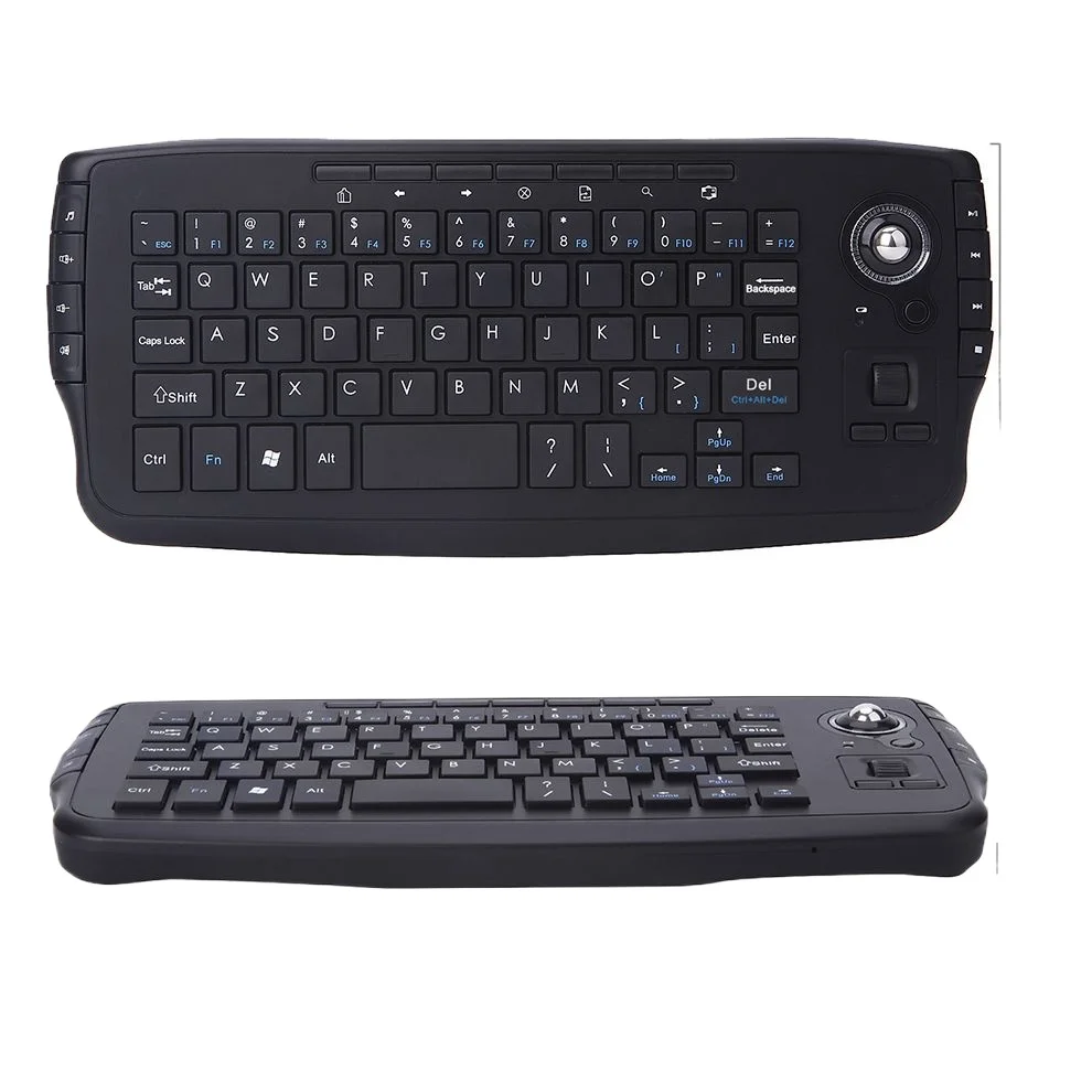 2.4G trackball wireless keyboard and mouse two-in-one keyboard and mouse set TV keyboard remote control multimedia keys