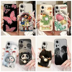 For Oppo Reno 11 5G Phone Case Cactus Butterfly Protective Cover Soft Silicone Matte Coque For Oppo Reno11 Pro 5G Fundas Capa