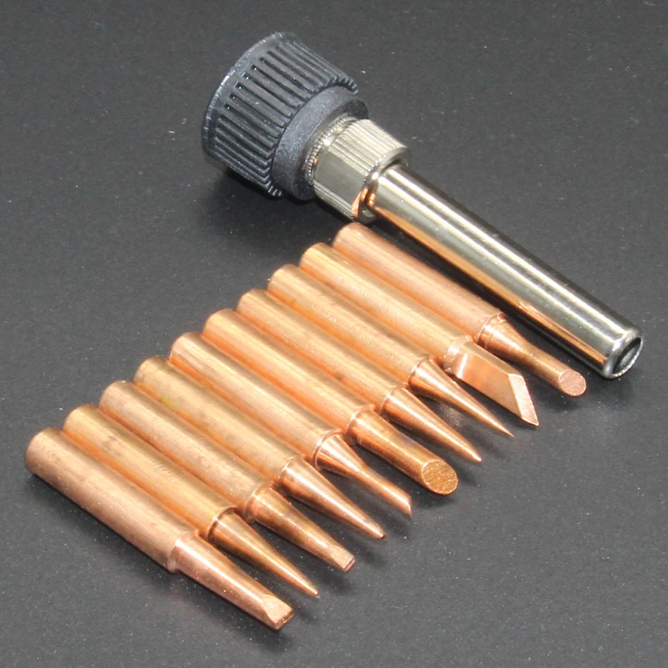 900M-T Diamagnetic copper soldering iron tip Lead-free Solder tip 933.376.907.913.951,898D,852D+ Soldering Station