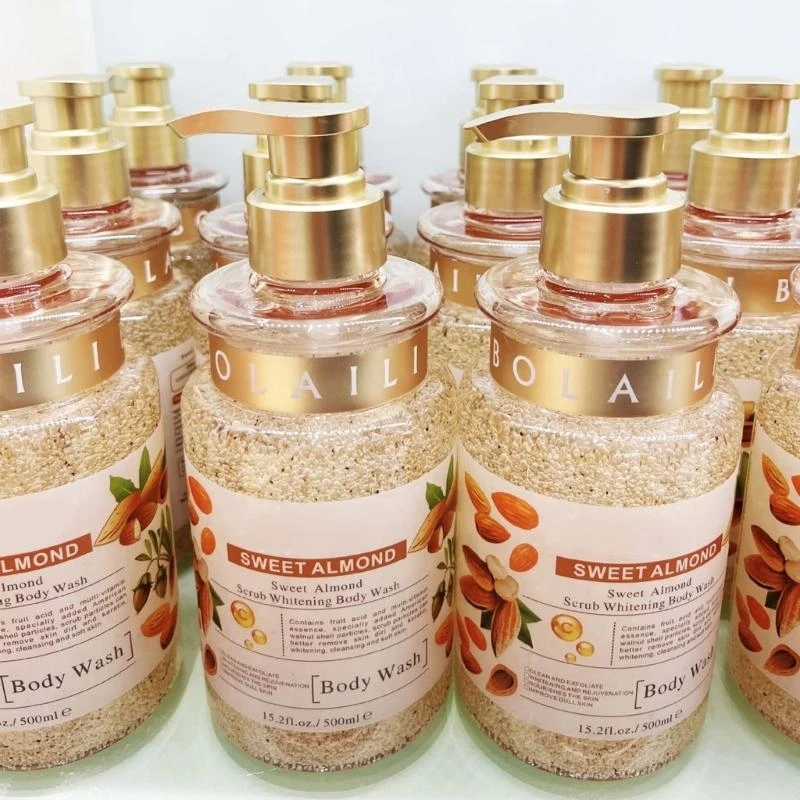 스크럽 바디워시 비타민 E 아몬드 에센스 보습 샤워젤 500ml
