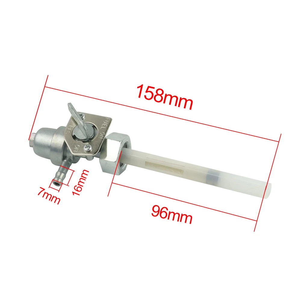 M18 18mm Gas Fuel Tank Switch Cock Tap Valve Petcock For Honda Rebel 250 CMX250 VT1100 NX650 16950-MM8-020