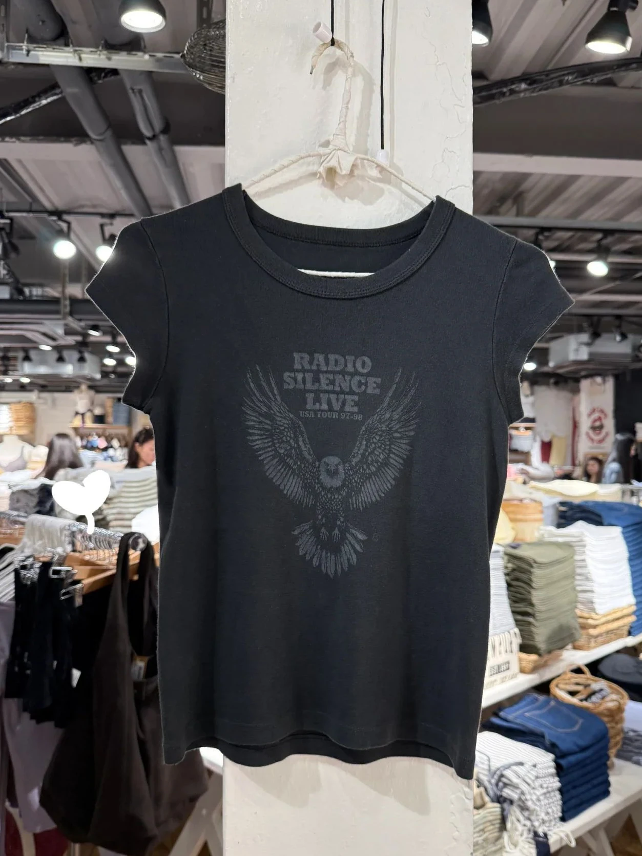 

Letter Eagle Print T-shirt Woman Summer O-neck Short Sleeve Slim Cotton Tees American Vintage Streetwear T-shirt Y2k Crop Tops
