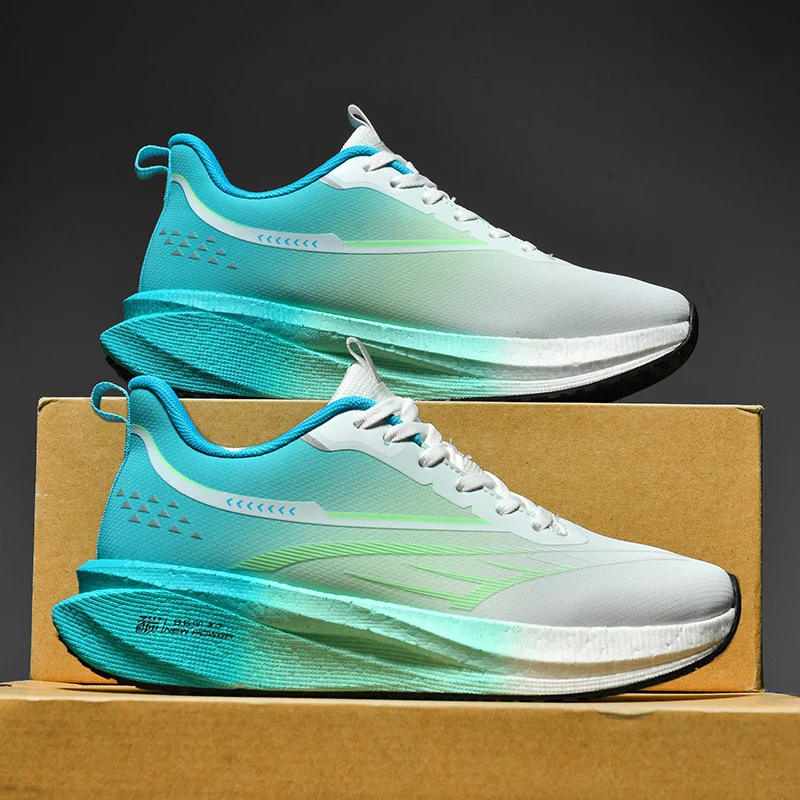 

Men's Breathable Lightweight Sneakers Casual Comfort Sports Running Tennis Fitness Jogging Shoes for Male