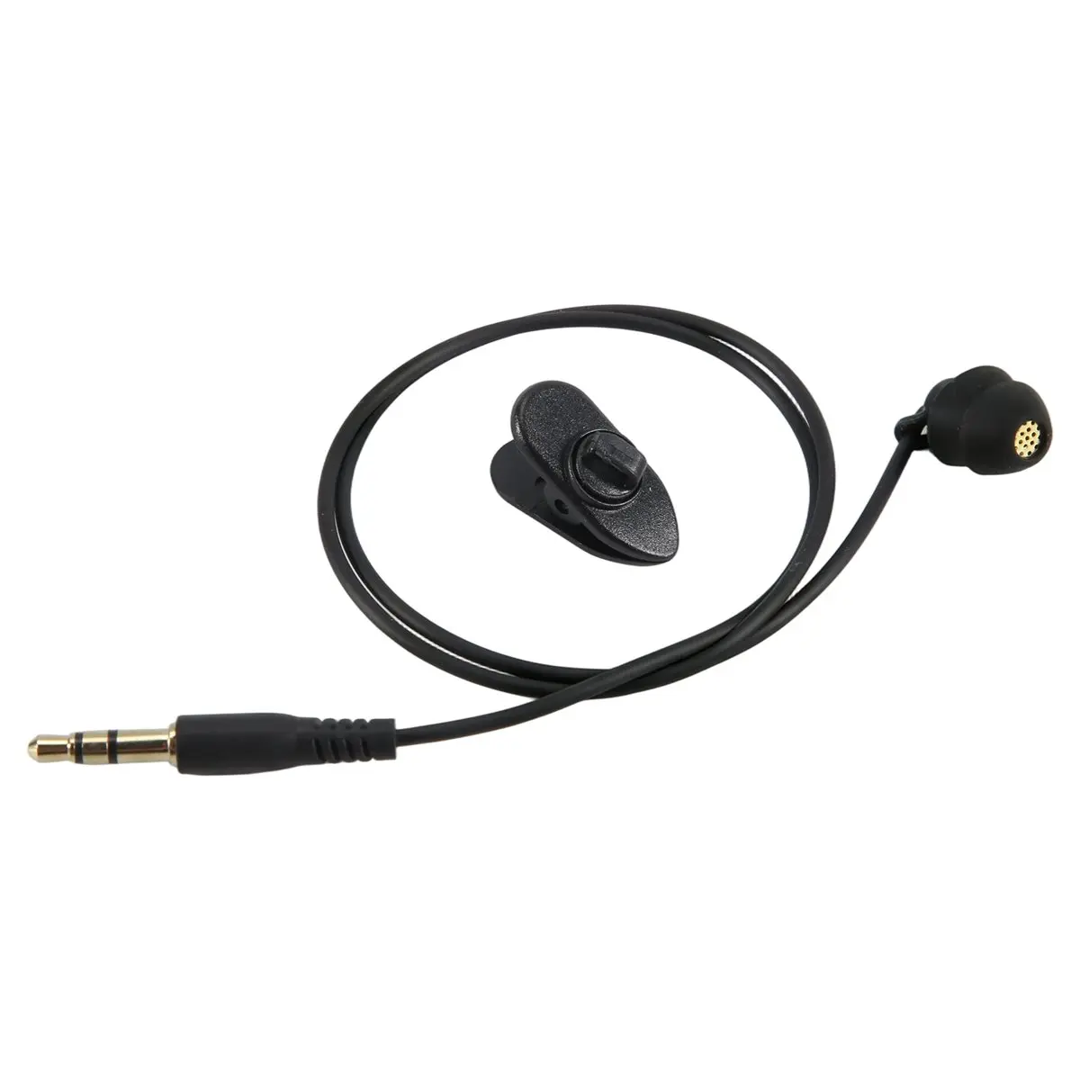 DT60 Short Cable Unilateral Headset Extension Cable Earpiece in Ear Single Earbud Silicone Earbud 3.5mm Jack for Phone