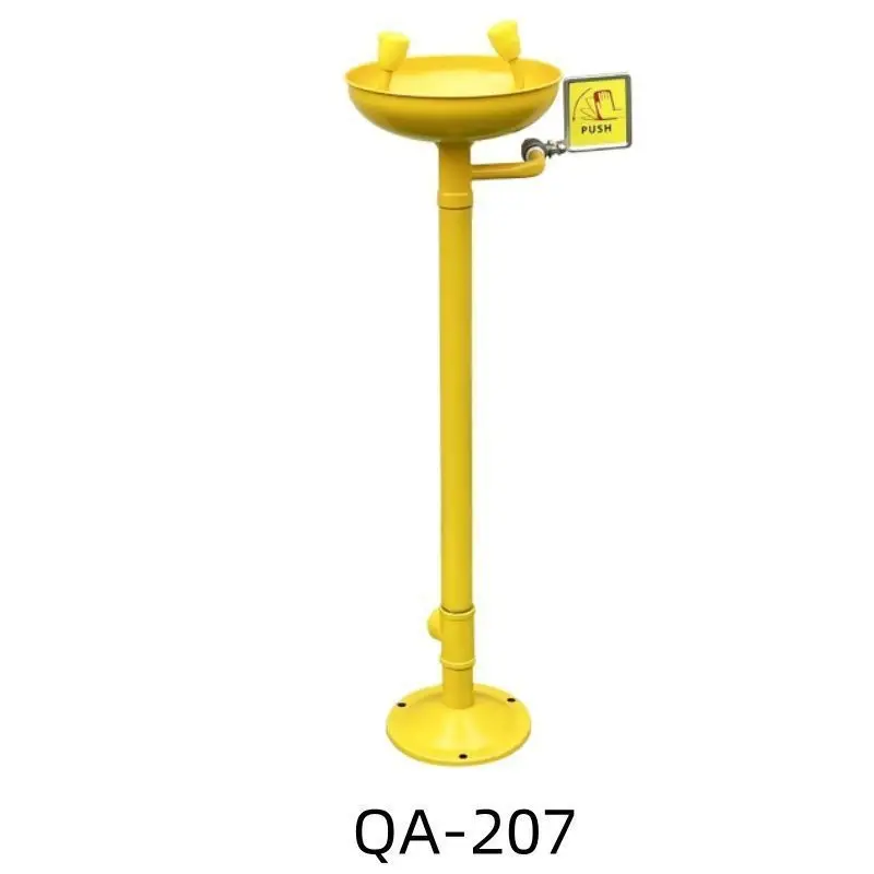 304 stainless steel anti-corrosion vertical emergency eye wash factory pharmaceutical factory laboratory