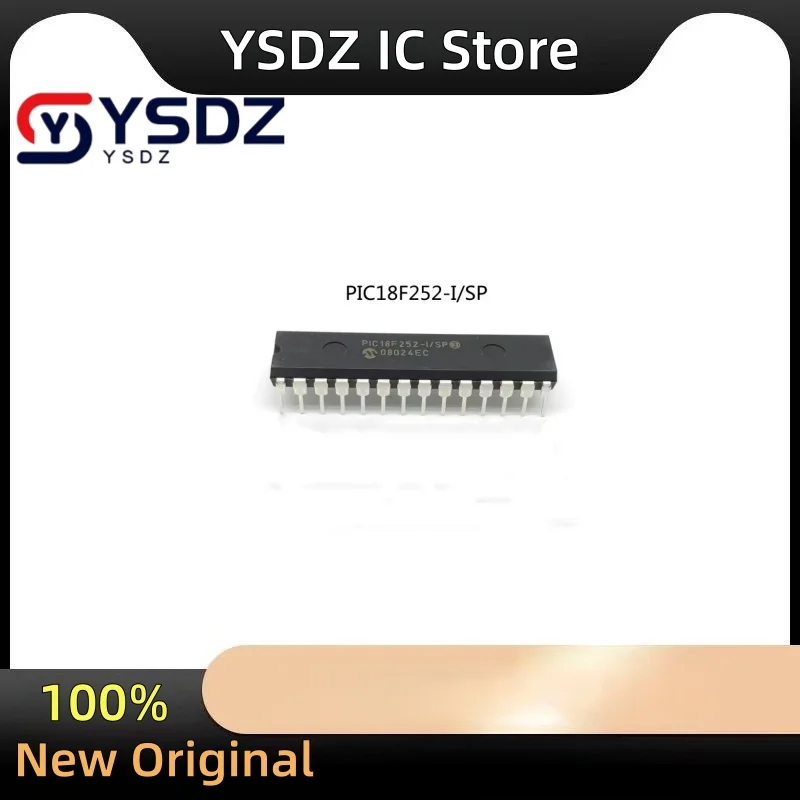 100%New Original PIC18F252-I/SP PIC18F252 Direct Insert DIP-28 Bit MCU Microcontroller Chip