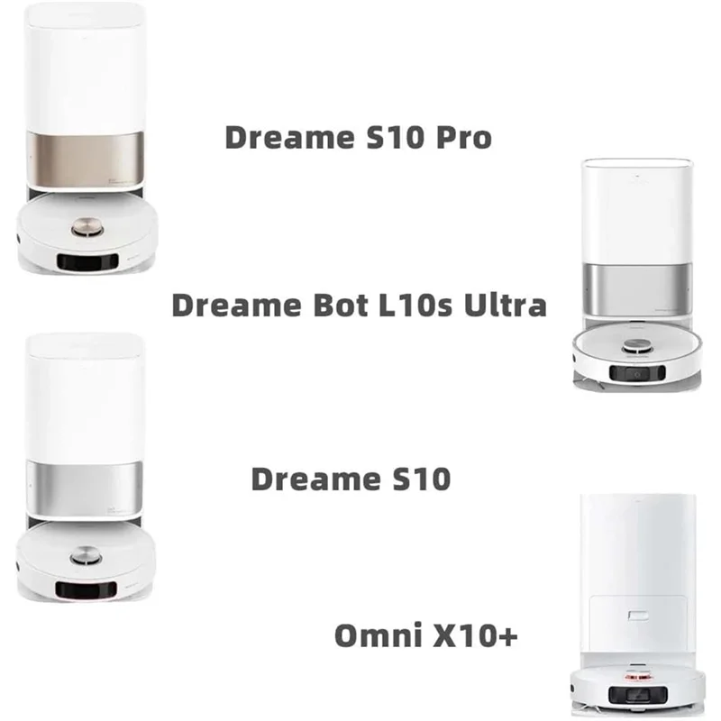 Комплект аксессуаров для пылесоса Dreame X10 S10 Plus L10S Ultra W10S Pro, запасные части, основная боковая щетка, фильтр, швабры