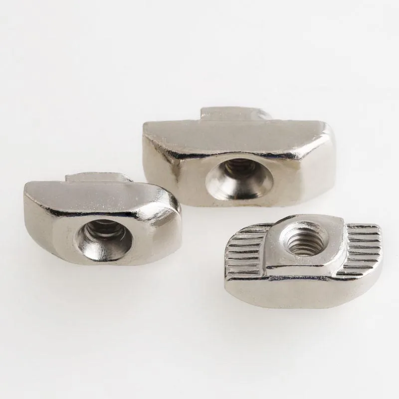 T Slot Nut M3 M4 M5 M6 M8 palu geser kepala pencetak 3D konektor pengencang bagian 2020 3030 4040 profil aluminium