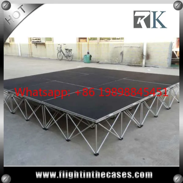RK Certified Used Folding Stage Riser, Easy Install for Concert Events