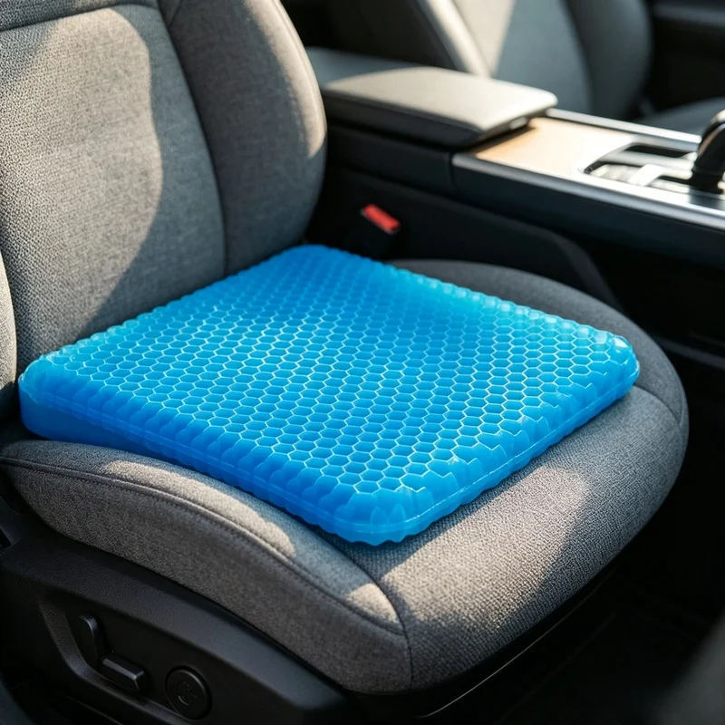 Double Layer Thick Honeycomb Gel Seat Cushion Summer Breathable Soft Pressure Relief Pad Universal For Car Office Home Chairs
