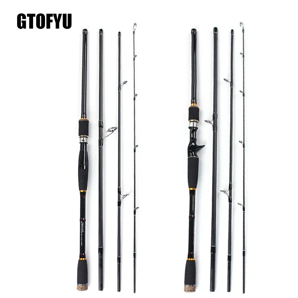 

Fishing Baitcasting Rod 1.8m-3.0m 3/4 Section 100% Hight Carbon 10-25g Power Ultralight Lure Spinning Casting Fishing Lure Rod