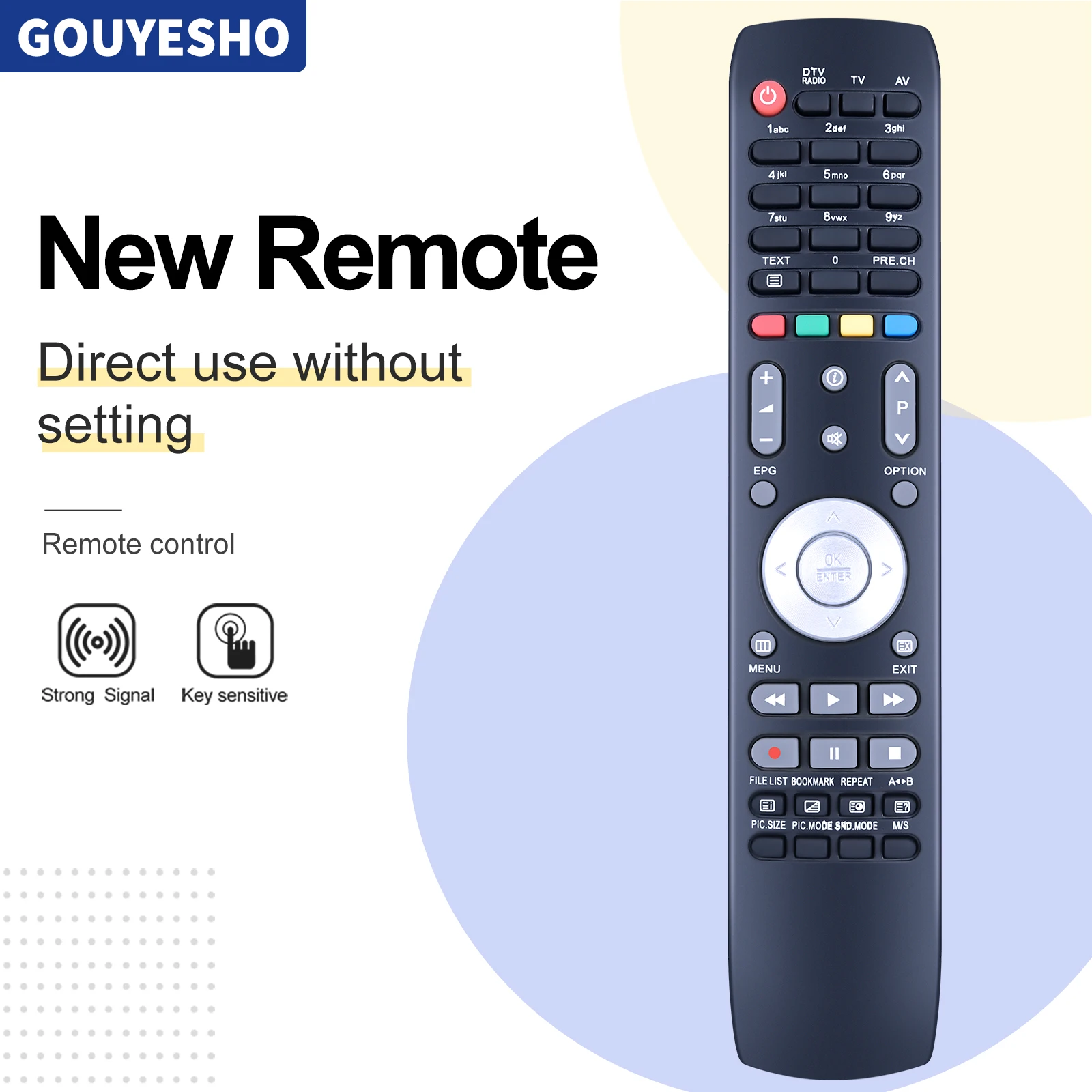 

New TV Remote Control for DMTech RL06-AR002B LW19XTM LW22XTM LW42XTM LV19XTM LV22XTM LV42XTM