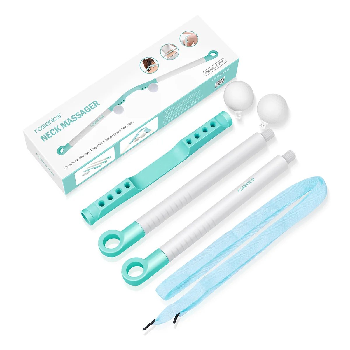 

Массажный ролик для шеи Компактный массажер для плеч Съемный инструмент для пальцев для взрослых