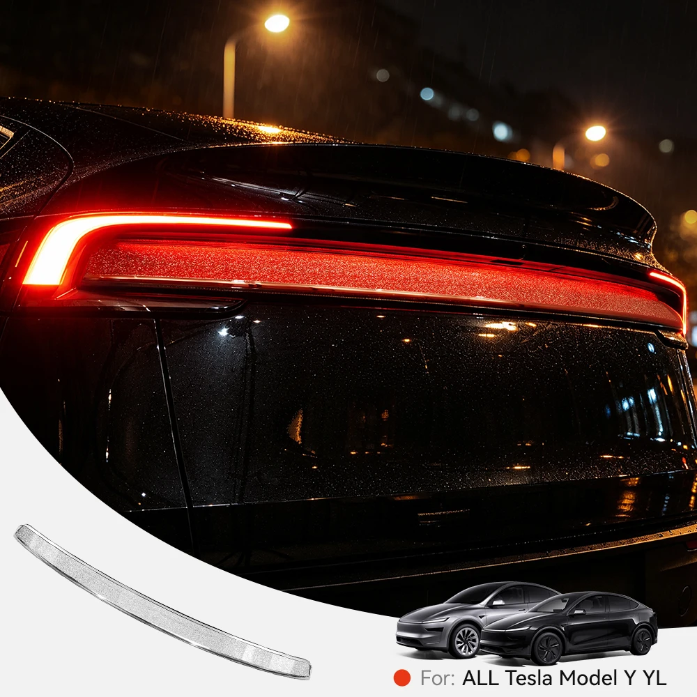 YZ Design For Tesla Tail Light Decal Tailgate Trim Model Y YL Juniper 2025‑2026 Premium Bling Car Exterior Modification Accesso