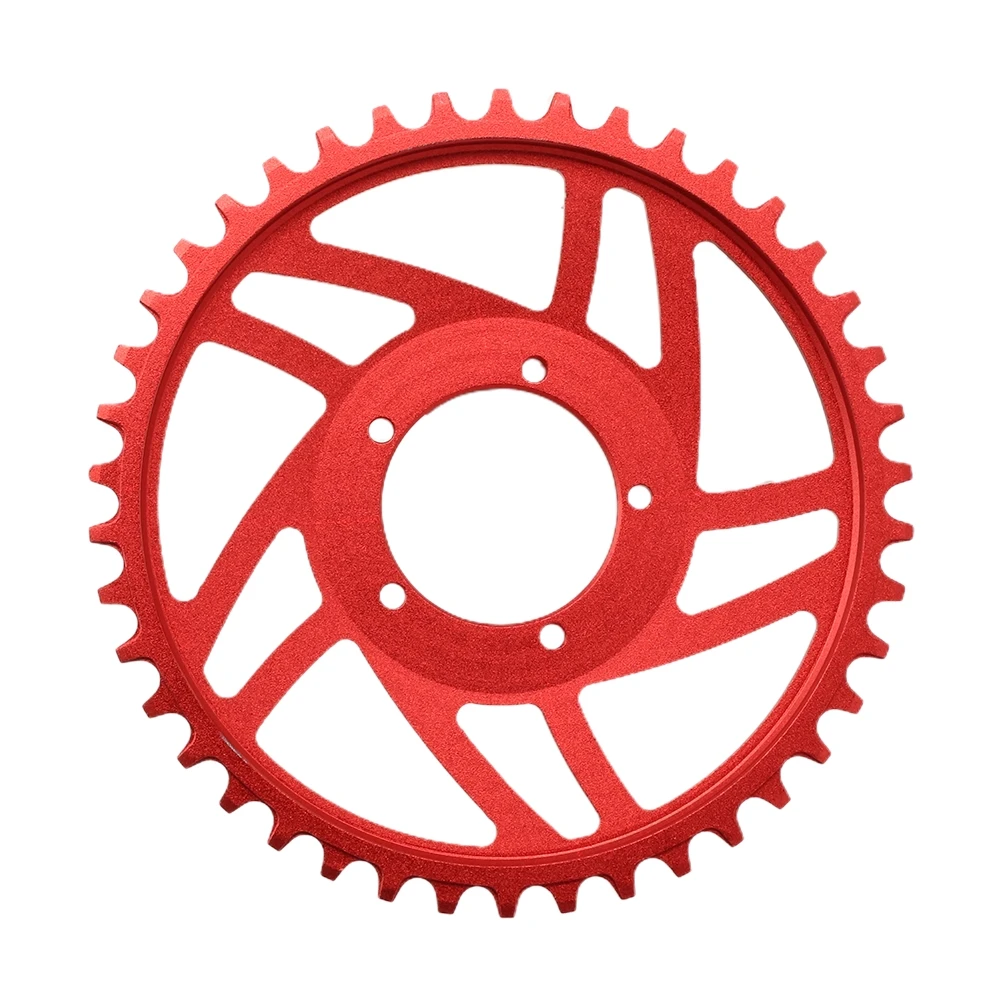 1x Washer Ebike Electric Bicycle 42T Chain Ring Offset Correction For BAFANG Crankset BBS01 BBS02 Washer ChainRing