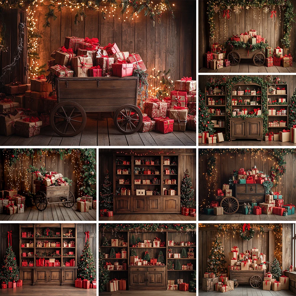 

Christmas Toy Shop Photography Backdrop Kids Baby Cake Smash Photocall Decor Child Adult Themed Party Backgrounds