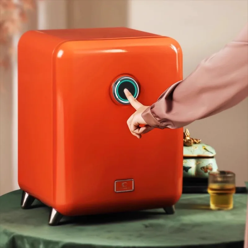 Intelligent Jewelry Safe Box Fingerprint Unlocking Large Capacity Storage Box for Earring Necklace Bracelet  Jewelry Or