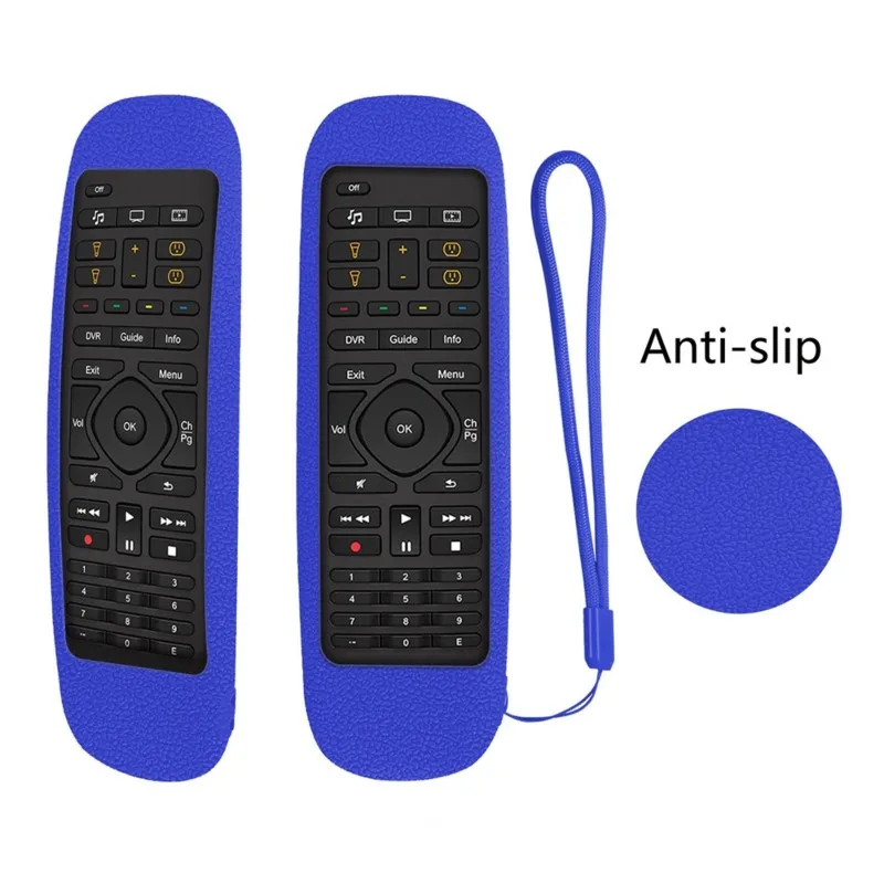 AT82-Silicone Protective Case Anti-Slip Remote Control Sleeve For Logitech Harmony Companion Universal Remote