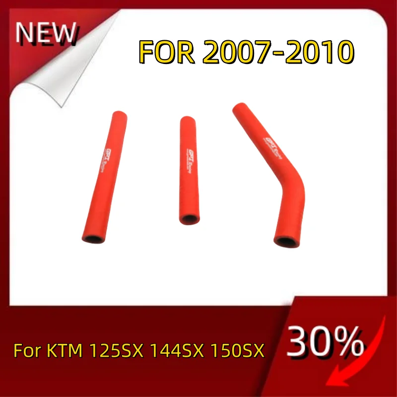 NEW 3 PCS all Silicone Radiator Hose For KTM 125SX 144SX 150SX 2007-2010 125 144 150 SX Pipe Tube Kit 2007 2008 2009 2010