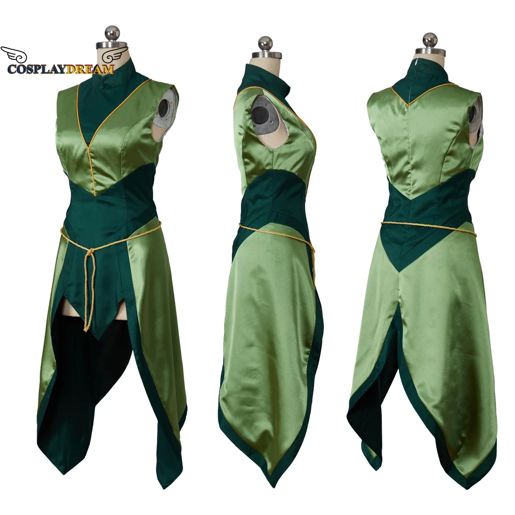 The Legend Keyleth Cosplay Costume pour femme, uniforme complet, robe trempée pour adulte