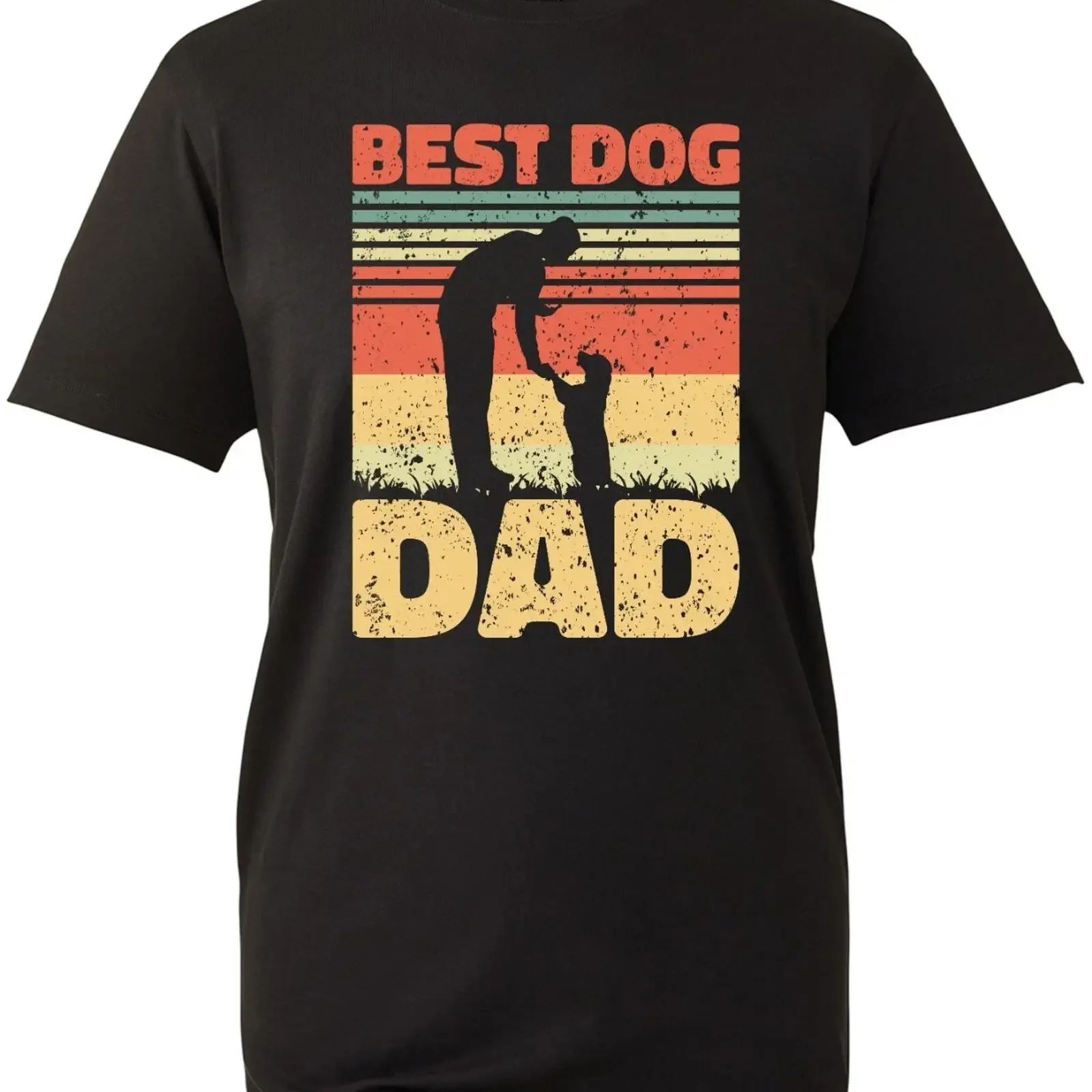 Bester Hundepapa T Shirt Happy Vatertag Hundeliebhaber Tier Haustier Papa Vintage vintage Washed Stylish Versatile Unisex Soft