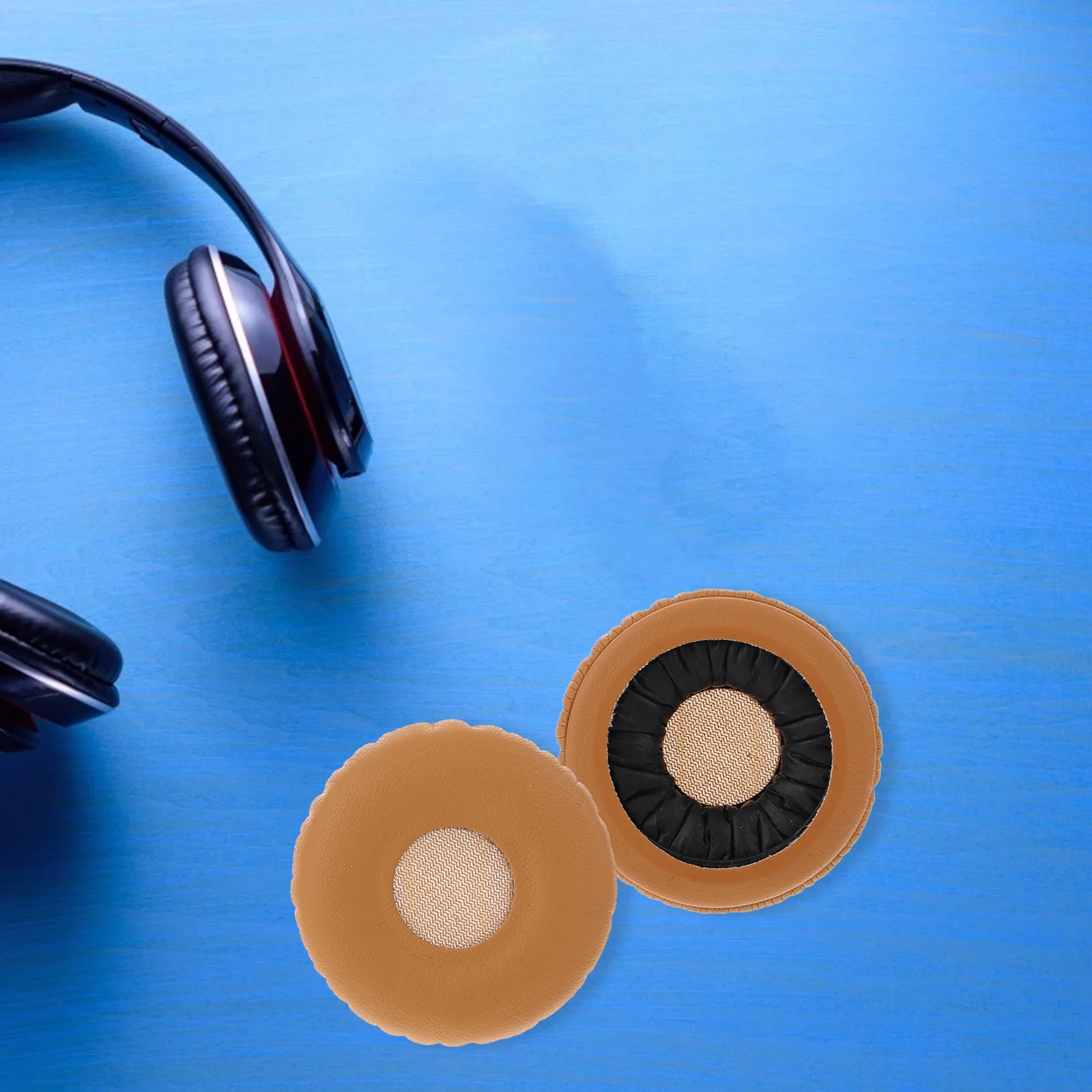 

2Pcs Ear Pads Replacement Elastic Headphone Cushions Soft Comfortable Durable Covers Protective for Y40 Y45bt Headset Covers
