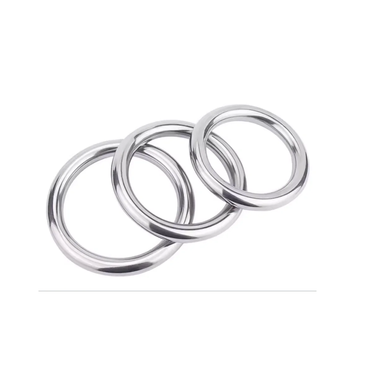 304 STAINLESS STEEL SEAMLESS CIRCULAR RING O-RING SOLID RING YOGA CONNECTION SEAMLESS STEEL RING M3-M8