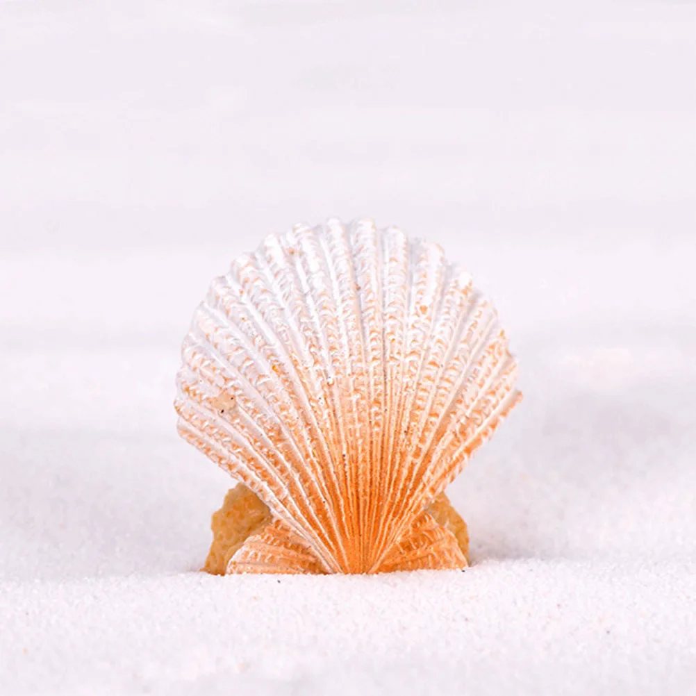 

Home Decor Seashells and Seabird Ornaments Desktop Sailboat Coastal Resin Seaside