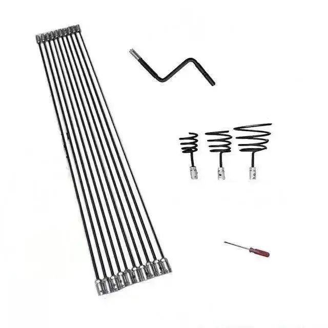 Eco-friendly Outdoor Steel Machine Pipe Straightening Bars Hand-Cranked Dredging Rod For Large Commercial Laundry Equipment