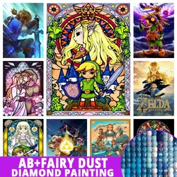 Fairy Dust AB Zelda 5D DIY Diamond Painting Kit Game Princess Sticker Embroidery Embroidery Art Children's Gift