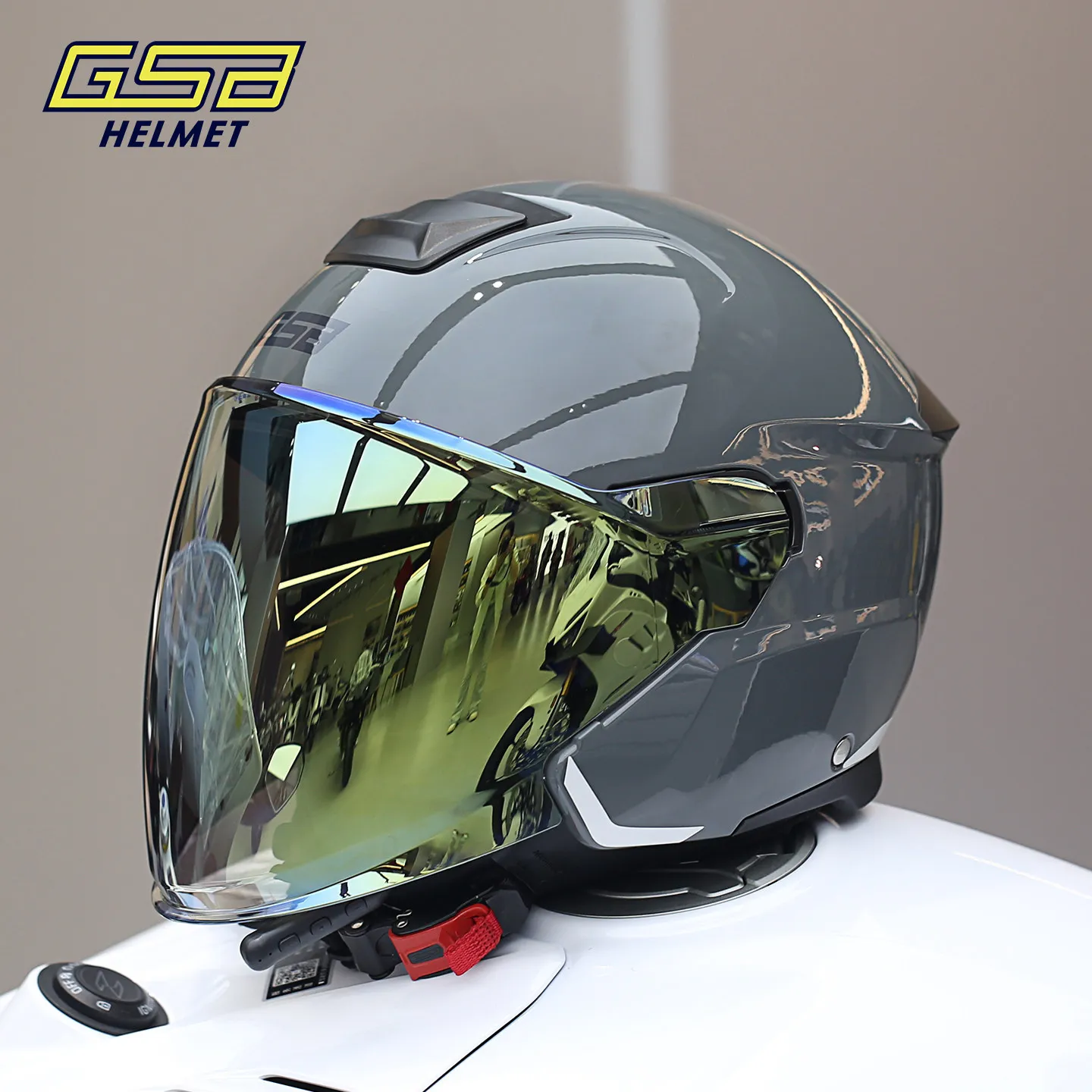 

GSB G-268 Men's Motorcycle Half Helmet Summer Motorbike Helmet for Women G268 Casco Moto DOT ECE Certification