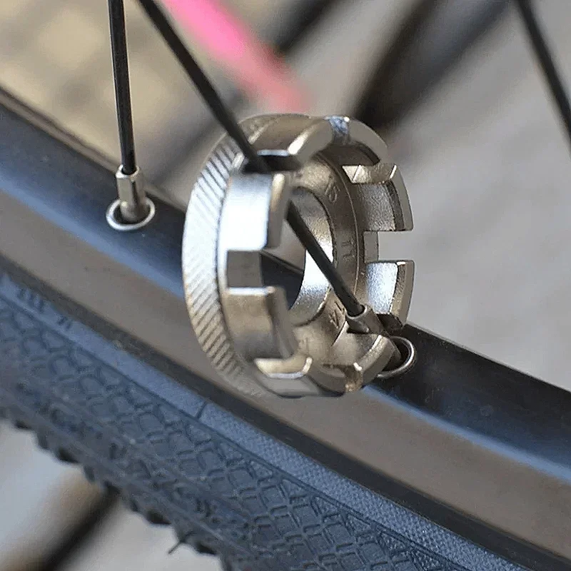 Fahrrad-Speichenschlüssel, Fahrrad-Naben-Felgen-Einstellschlüssel, Werkzeug, Werkzeug, Reparaturwerkzeug für die Demontage des Wellens des Fahrrads