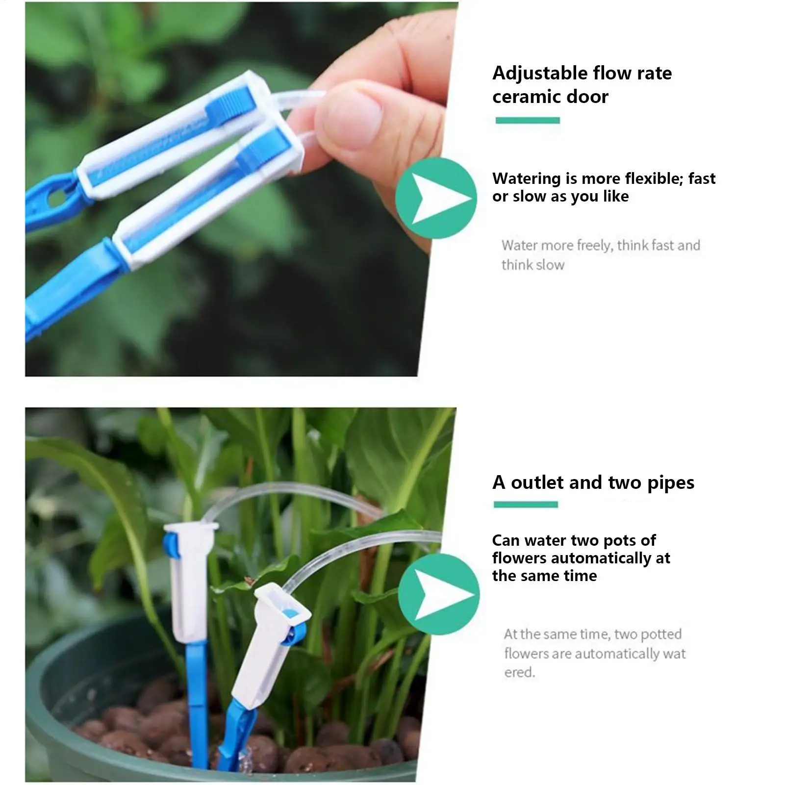 Water Bags For Trees Adjustable Flow Irrigation System 3.5L Automatic Drip Irrigation System Device Waterer For Garden Balcony