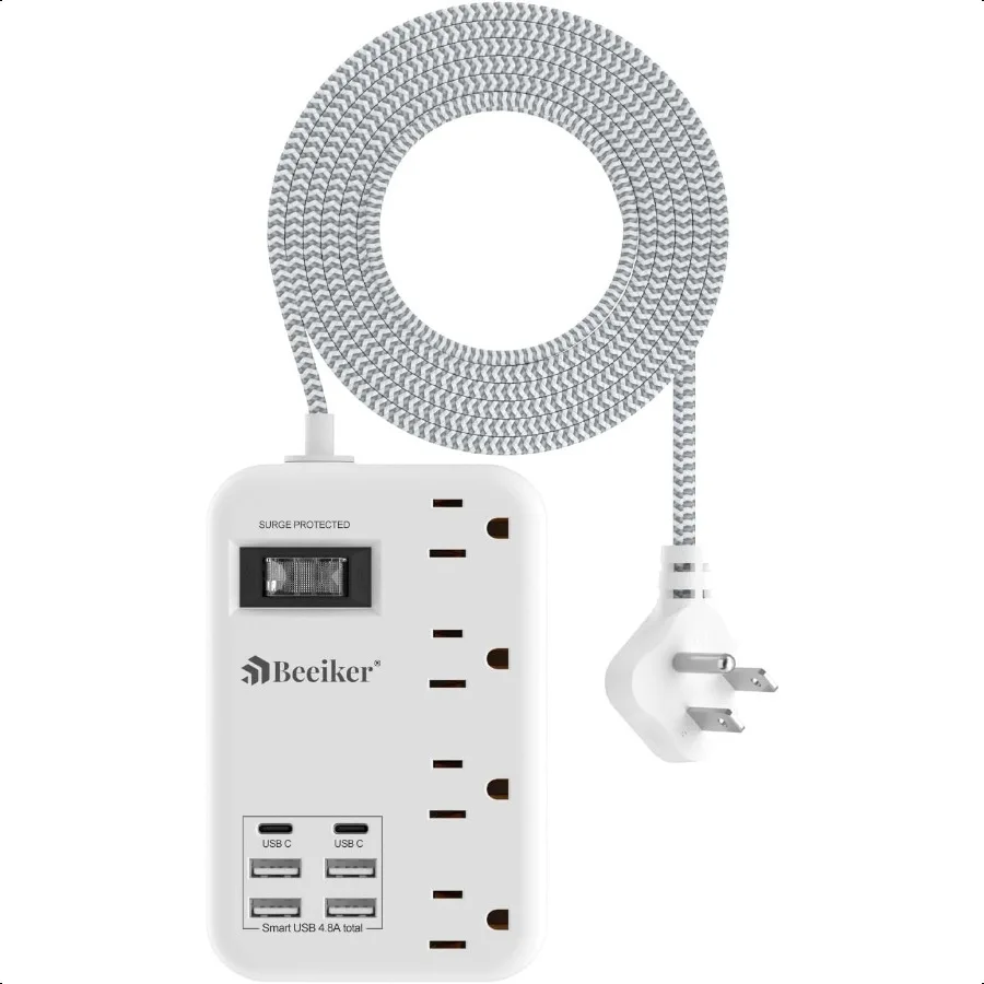 6 Usb 2 Usb C Surge…