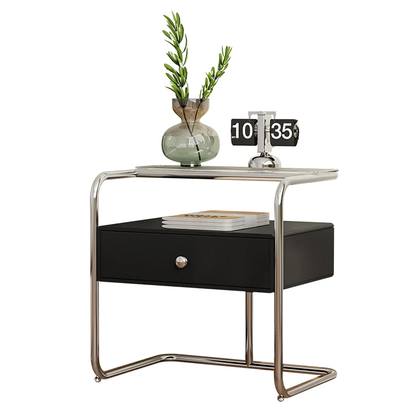 رف الكتب، حامل طاولة بجانب السرير، أدراج خشبية لغرفة النوم، طاولة بجانب السرير، أثاث مريح من Muebles De Dormitorio